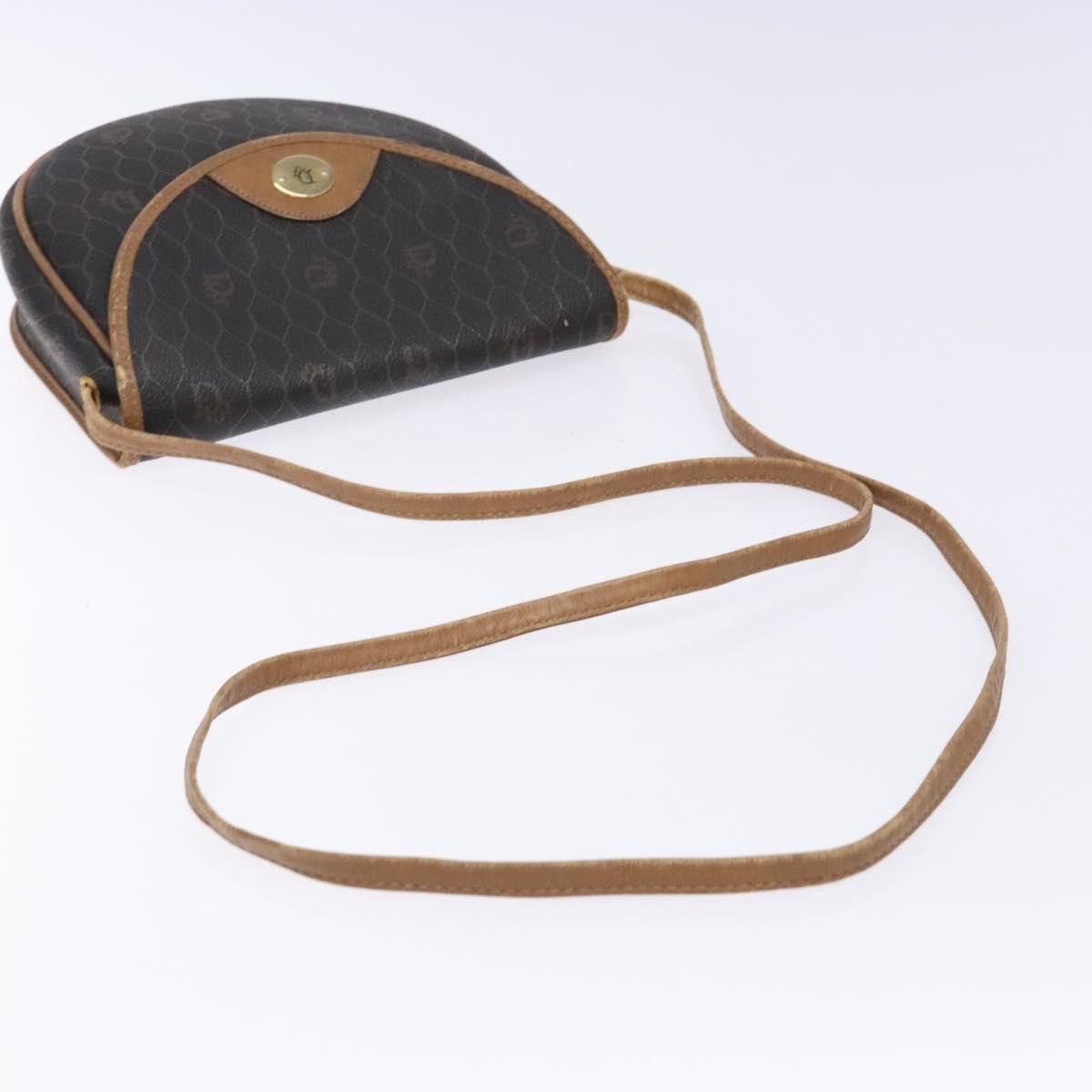 Dior DIOR Honeycomb Canvas Shoulder Bag Pvc Black Gold Size ONE SIZE - 7 Thumbnail