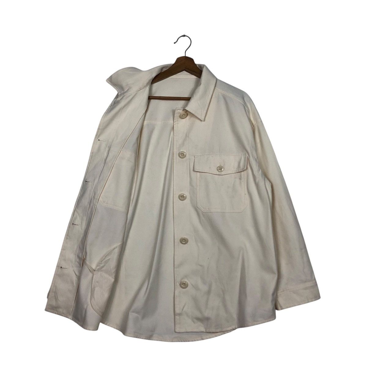 Japanese Brand 📌Vintage Wool Chore Jacket GU Japan Trucker Issey Miyake Size US XXL / EU 58 / 5 - 12 Thumbnail