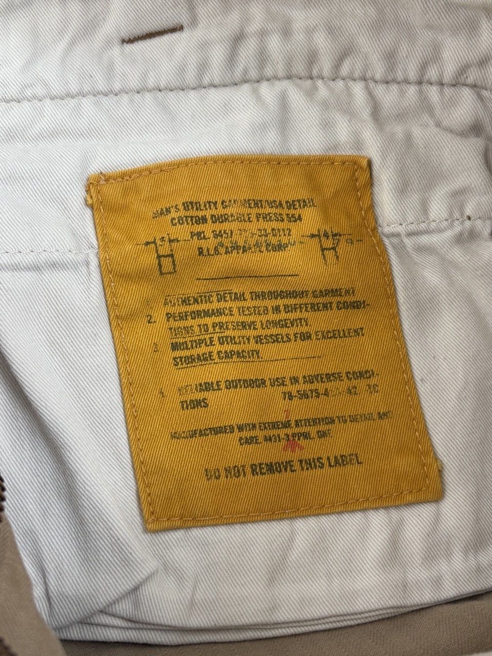 Polo Ralph Lauren Polo Ralph Lauren Vintage Paratrooper Military Pant Cargo Size US 33 - 20 Thumbnail