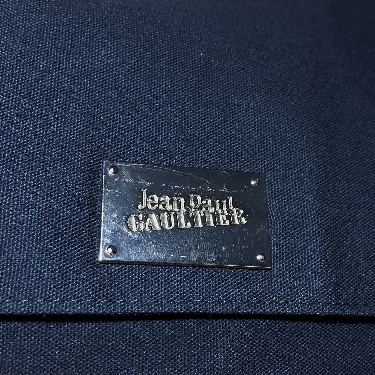 Jean Paul Gaultier JEAN PAUL GAULTIER Navy Blue Cotton Backpack City/Travel Bag Size ONE SIZE - 10 Thumbnail