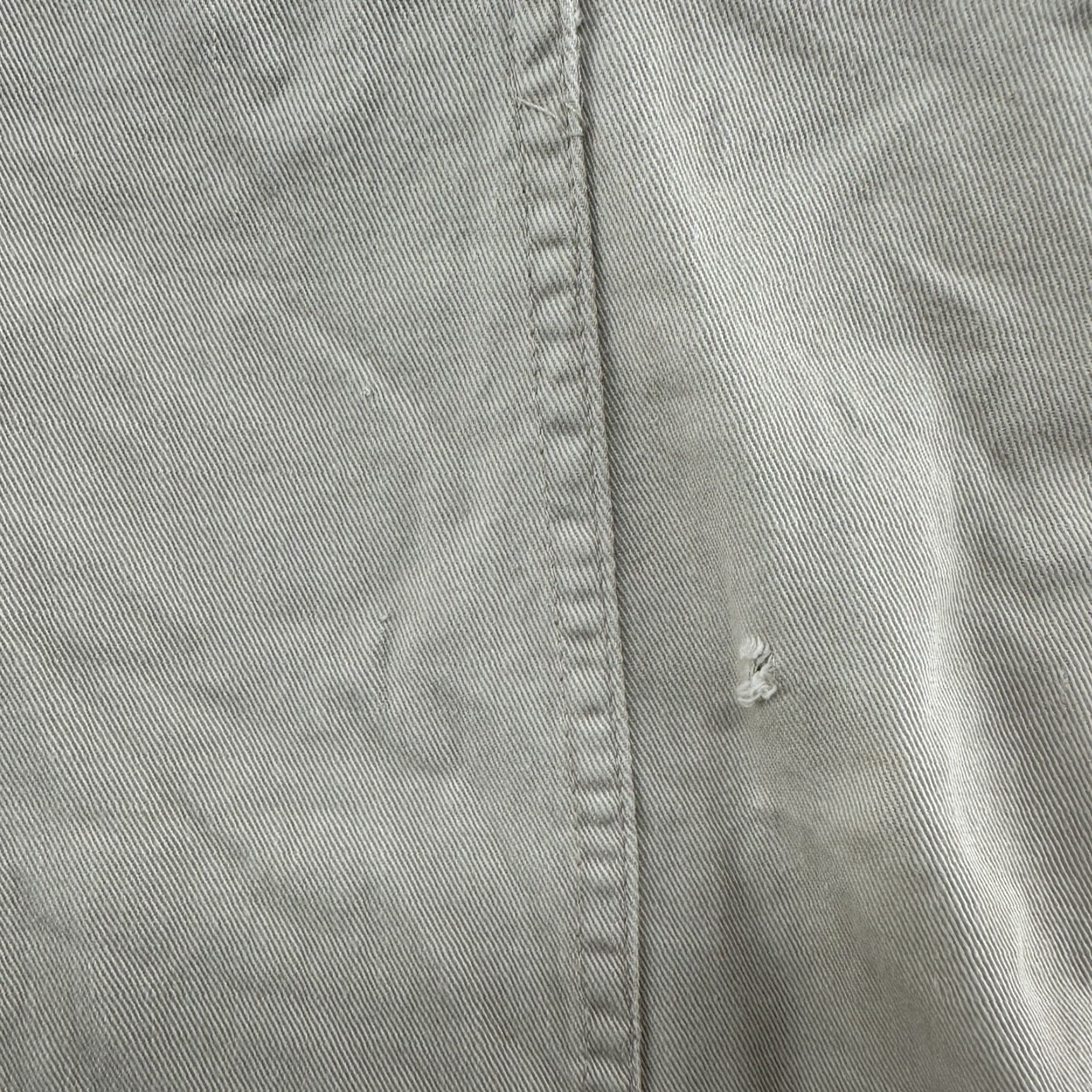 Vintage VINTAGE Synergy Jacket Women M Beige Canvas Pea Coat Oversized 90s Linen Lined Warm Winter Spring Fall Chore Barn Cotton Casual Mens Women Girls Boys Size M / US 6-8 / IT 42-44 - 4 Thumbnail
