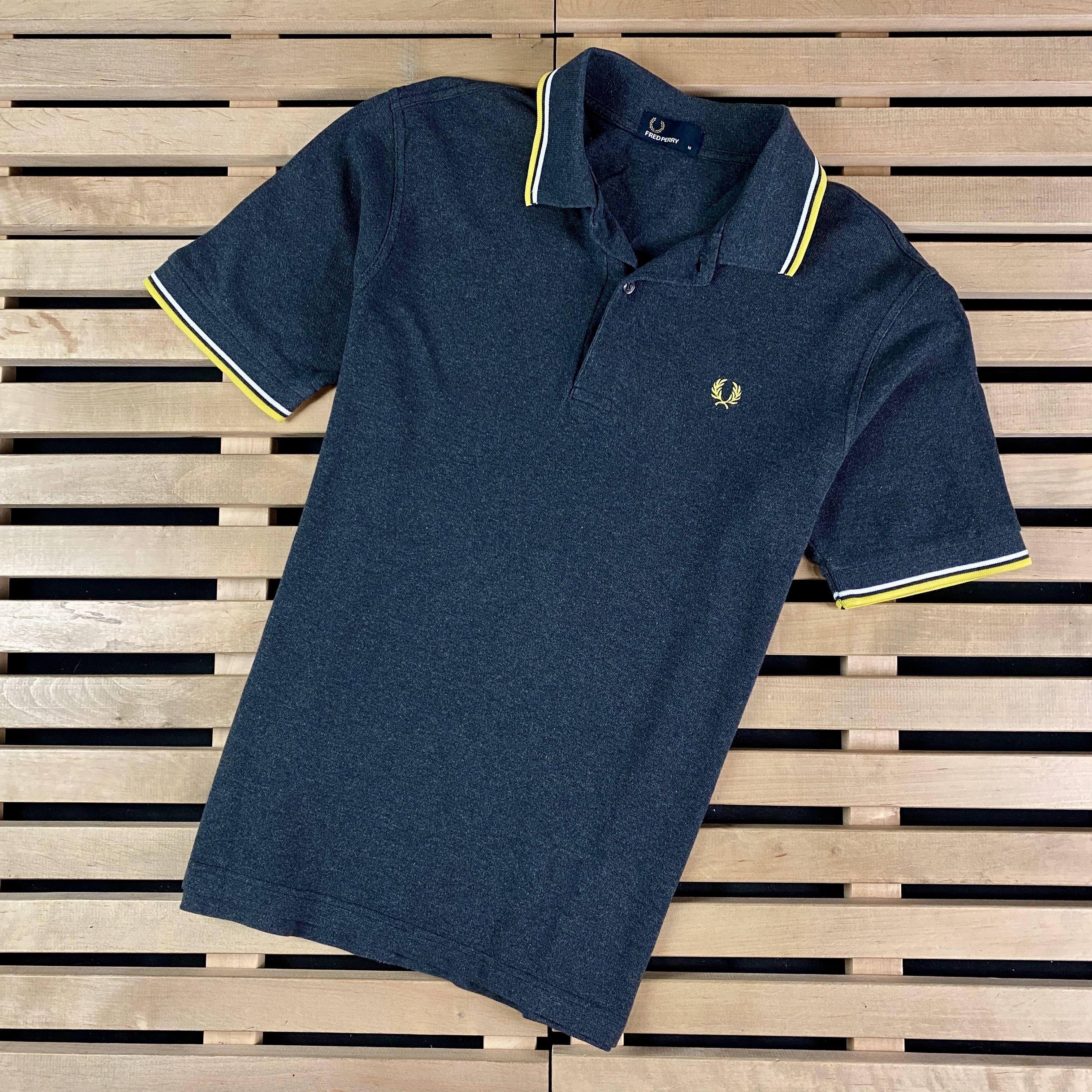 Fred Perry Men’s Polo T-Shirt Fred Perry Size M Gray Size US M / EU 48-50 / 2 - 1 Thumbnail