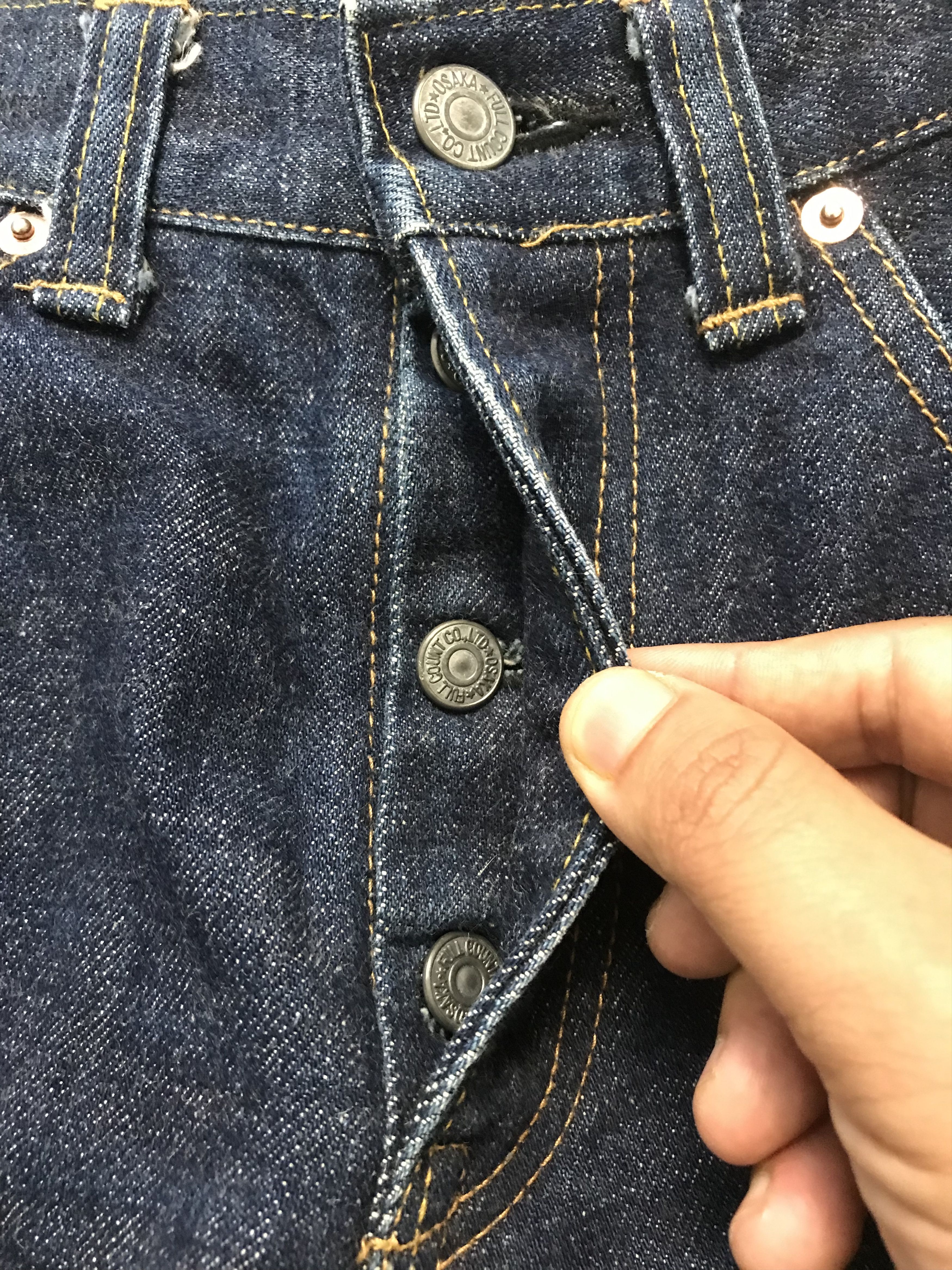 Full Count & Co. × Japanese Brand Full Count Blue Straight Selvedge Pant Size US 28 / EU 44 - 9 Thumbnail