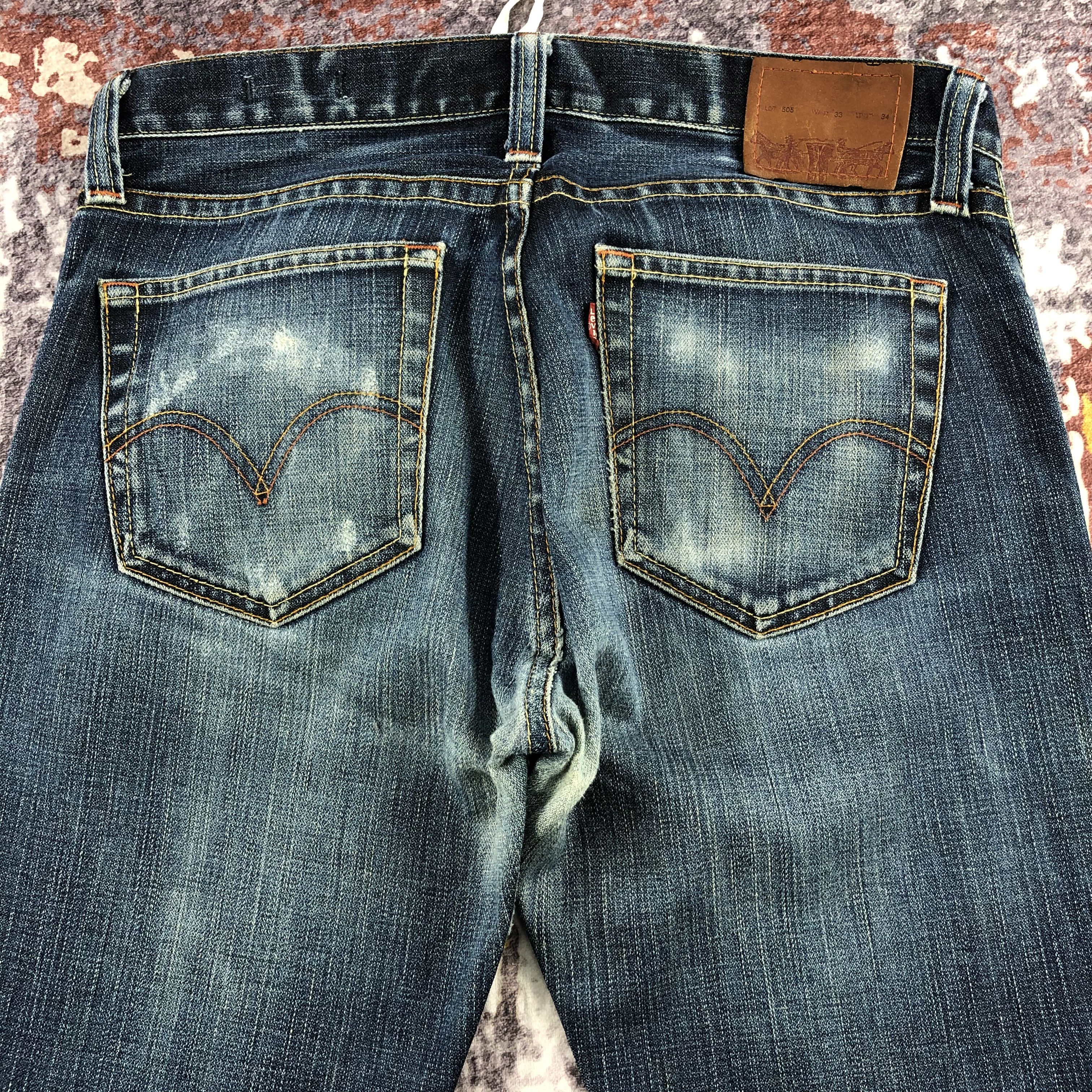Levi's × Vintage Vintage Levis 505 Jeans-JM2116 Size US 34 / EU 50 - 4 Thumbnail