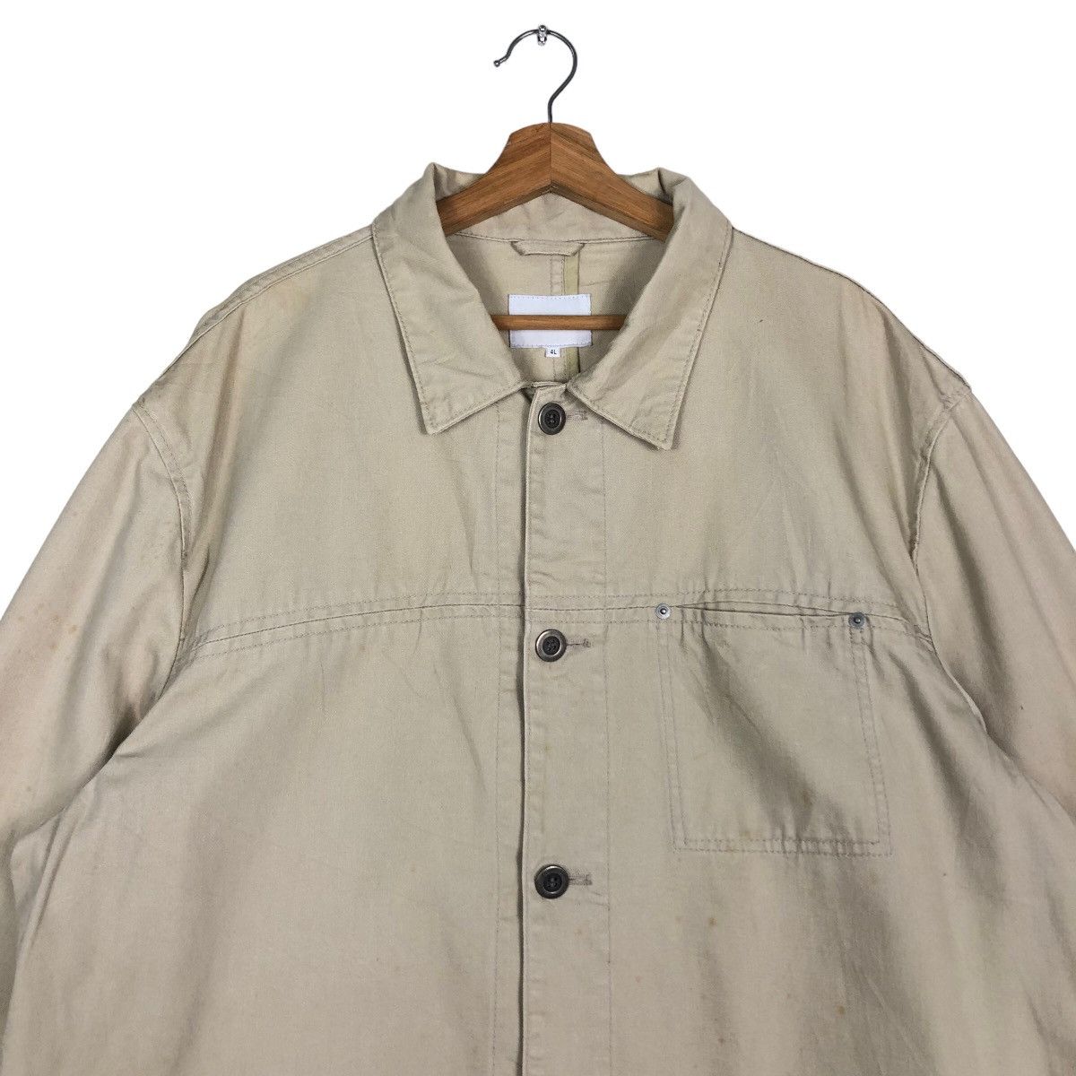 Japanese Brand 🔥90’s Hikory Chore Jacket Converse Multi Pocket Japan Made Size US L / EU 52-54 / 3 - 2 Thumbnail