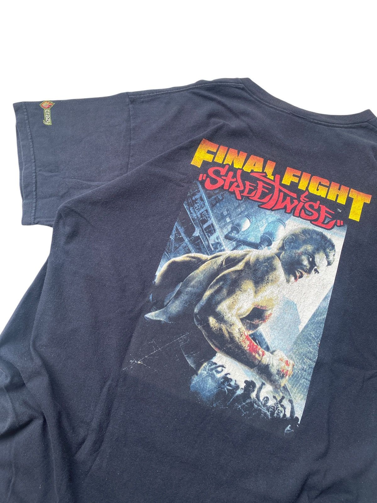 Anime Capcom Final Fight Streetwise Promo Tee Black XL Game Crazy Size US XL / EU 56 / 4 - 3 Thumbnail