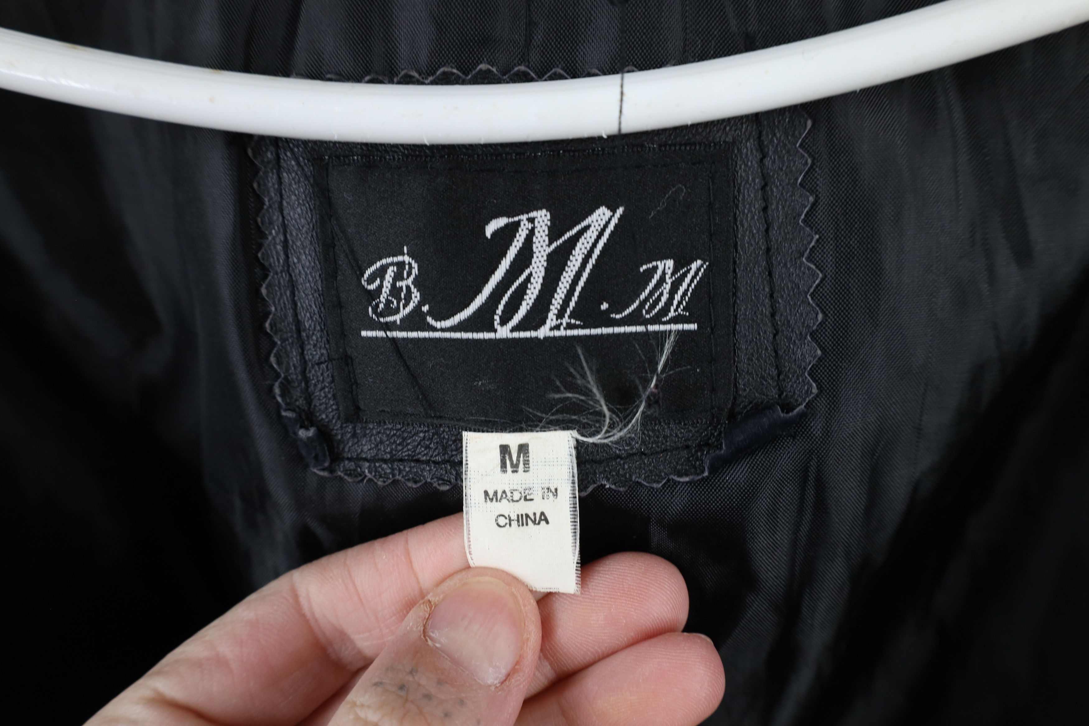 Vintage Vintage 90s Streetwear Leather Full Button Jacket Black Size US M / EU 48-50 / 2 - 11 Thumbnail