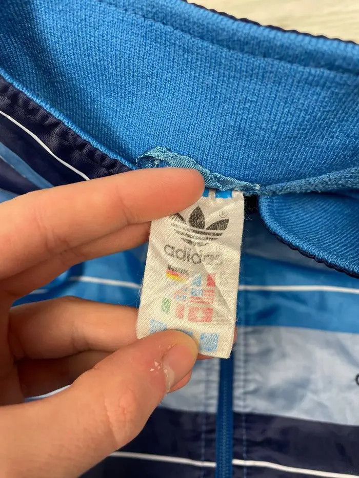 Adidas Vintage Adidas Bomber Track Jacket 90s Made In West Germany Size US M / EU 48-50 / 2 - 6 Thumbnail