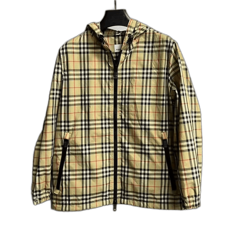 Burberry Burberry Vintage Beige Hooded Jacket-yf Size US L / EU 52-54 / 3 - 1 Thumbnail