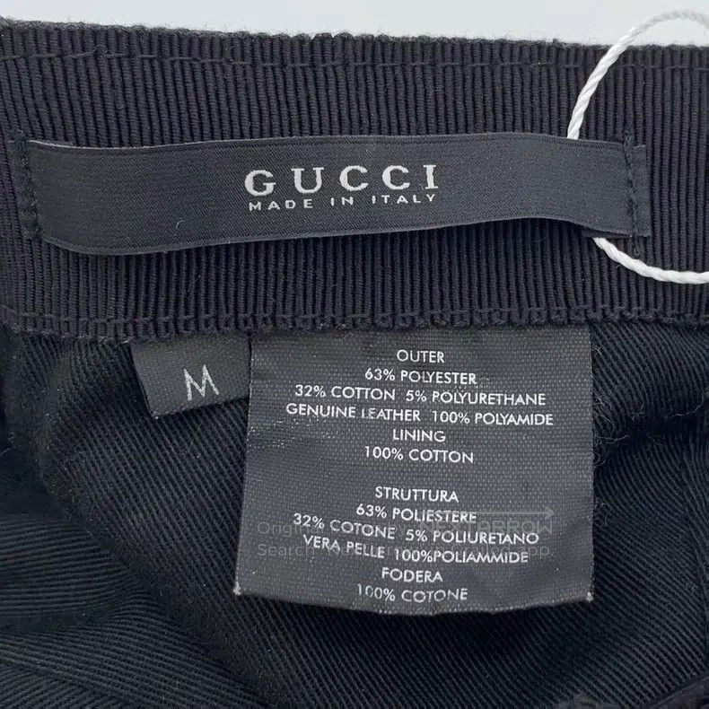 Gucci Gucci Size M Black logo dark pattern jacquard full print ca Size ONE SIZE - 7 Thumbnail
