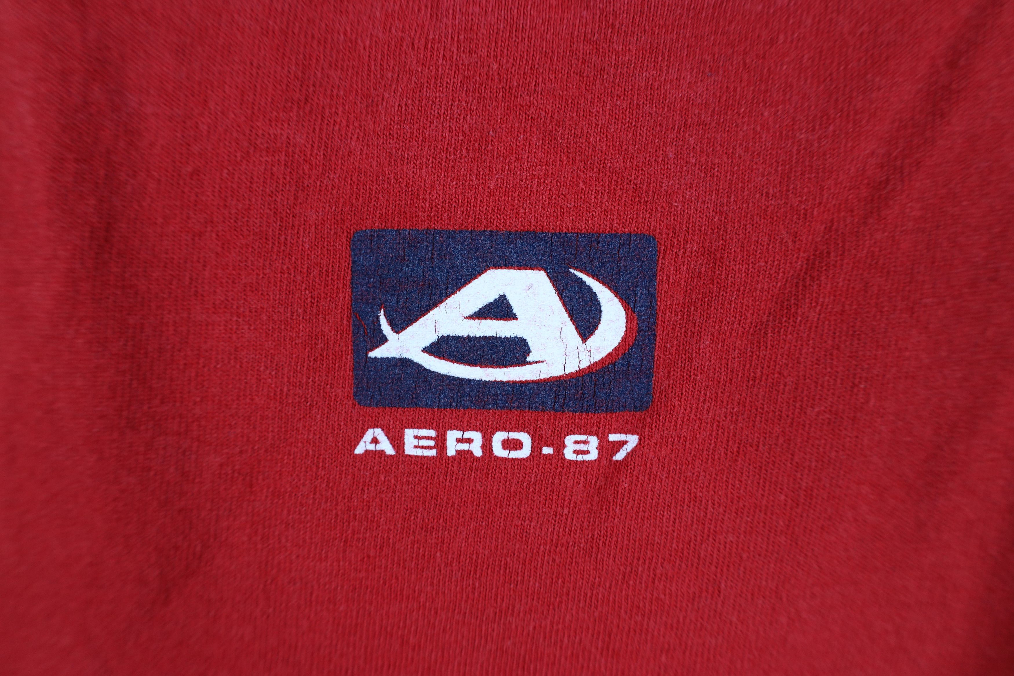Aeropostale Vintage 90s Y2K Aeropostale Spell Short Sleeve T-Shirt Red Size US M / EU 48-50 / 2 - 8 Thumbnail