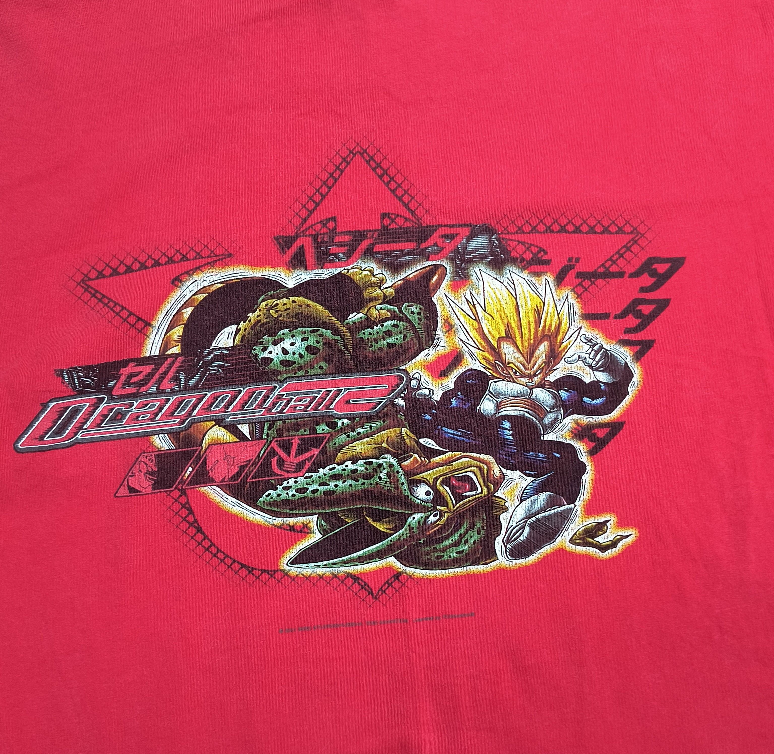 Vintage Vintage Y2K dragon ball z Vegeta vs Cell 2001 tee Size US L / EU 52-54 / 3 - 1 Thumbnail