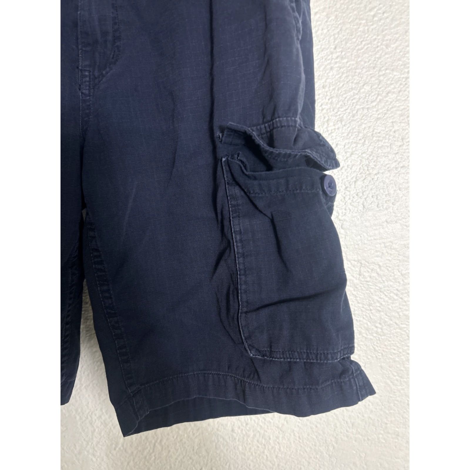 Vintage LRG Cargo Shorts Men’s Navy Blue 32x11 Regular Fit 32 Mens Cargo Shorts Blue 90s? Size US 32 / EU 48 - 5 Thumbnail