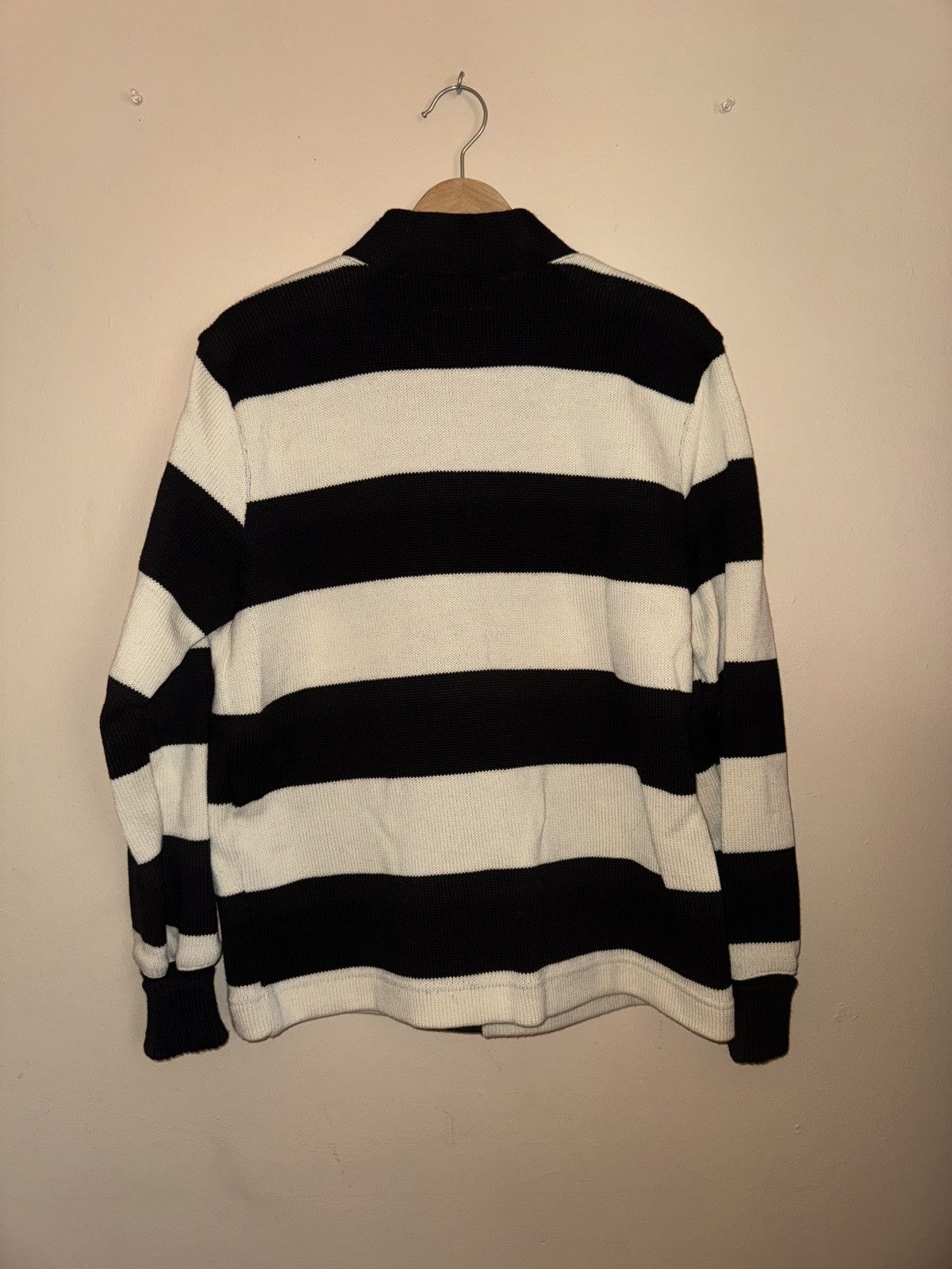 Dehen 1920 Dehen 1920 Classic Cardigan Jail Stripe Sweater Size US M / EU 48-50 / 2 - 2 Thumbnail