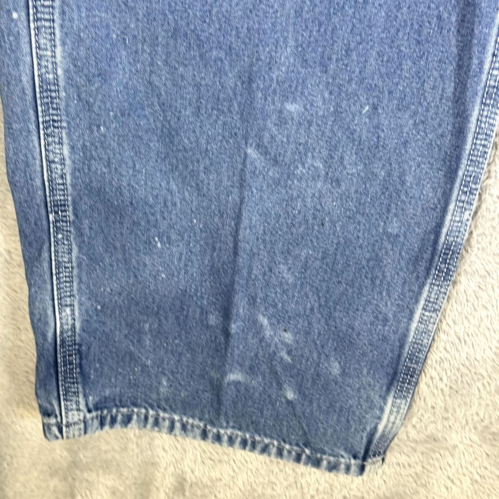 Carhartt VINTAGE Carhartt Dungaree Fit Jeans Mens 44x30 Workwear Denim Utility Pants (44x30) Size US 44 / EU 60 - 3 Thumbnail