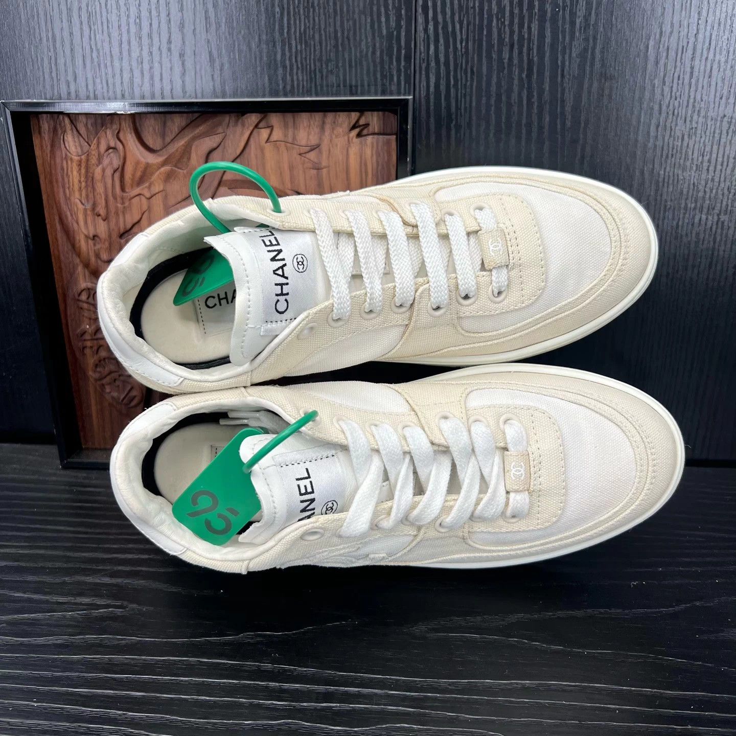 Chanel Chanel 24 Beige Sneakers 38.5 Worn 2x Size US 7.5 / IT 37.5 - 8 Thumbnail