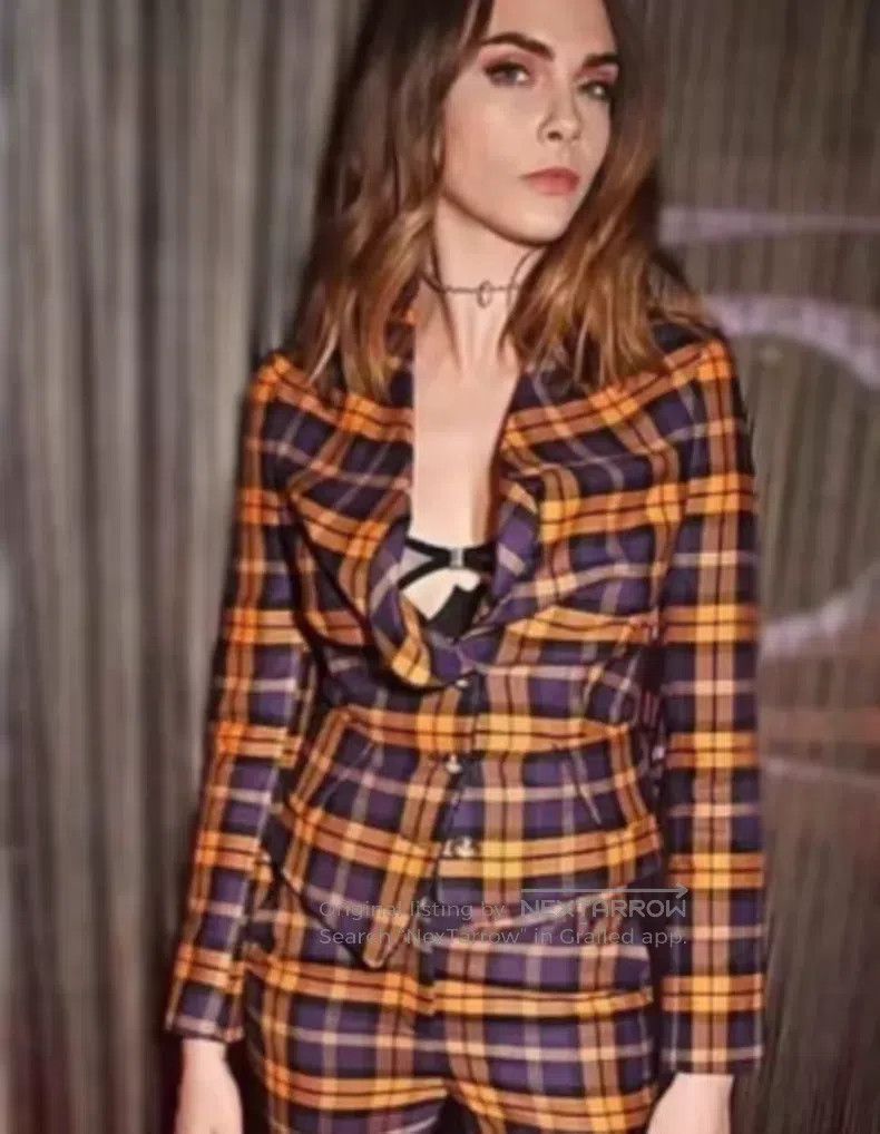 Vivienne Westwood Vivienne Westwood Yellow and Purple Plaid Set, Size 40 Jac Size S / US 4 / IT 40 - 9 Thumbnail