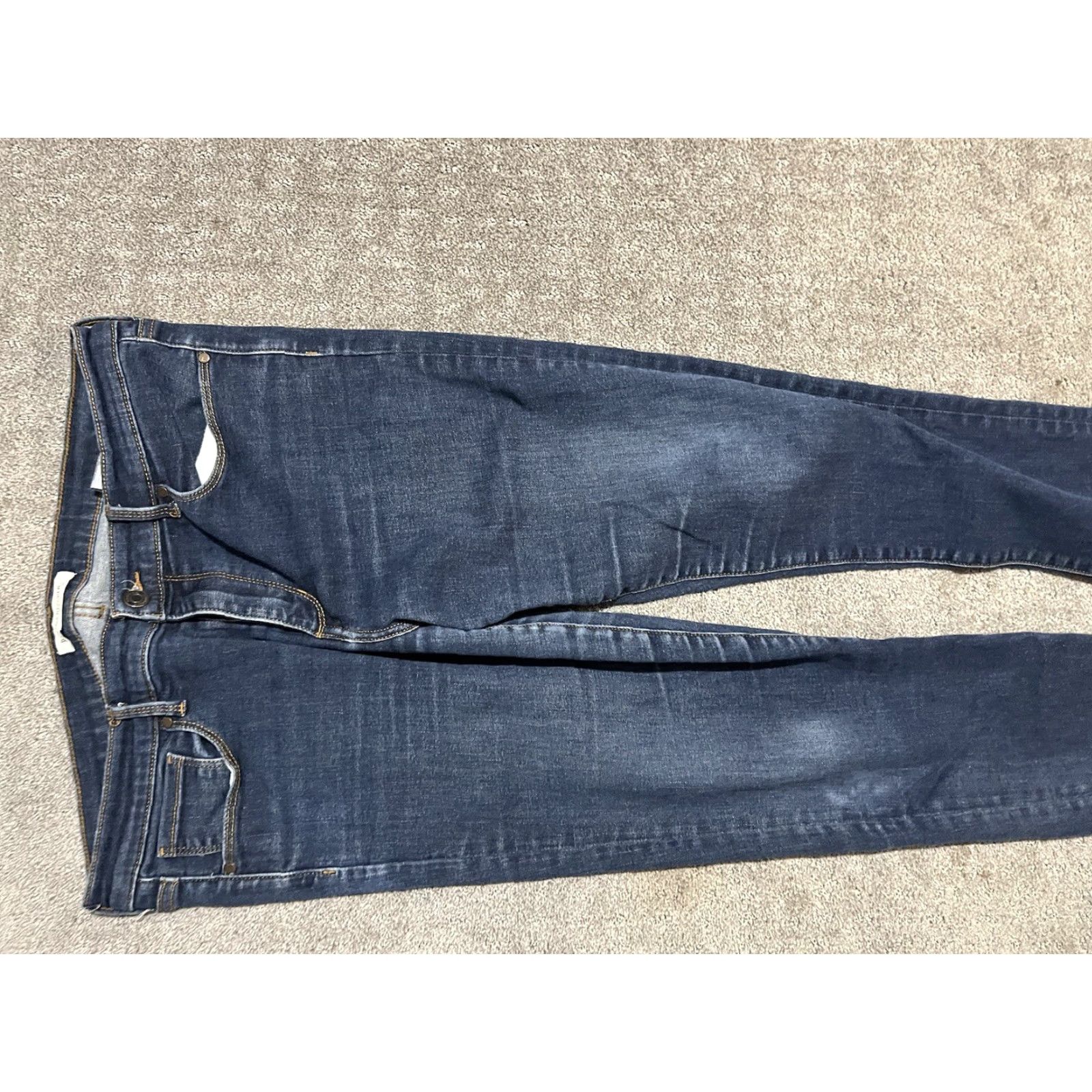 Banana Republic Banana Republic Womens Jeans Blue 32 Premium Denim Skinny Stretch Cotton Blend Jeans Women Size 32 Blue Stretch Size 24" / US 00 / IT 34 - 4 Thumbnail