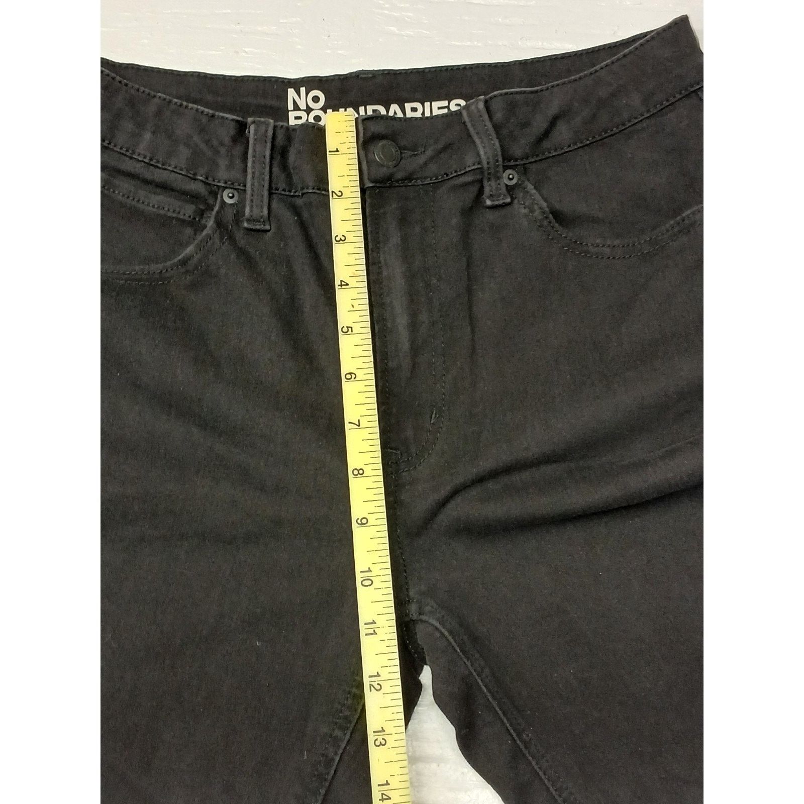Other No Boundaries (12) Regular Straight Black Jeans/Pants Size 34" / US 12 / IT 48 - 4 Thumbnail