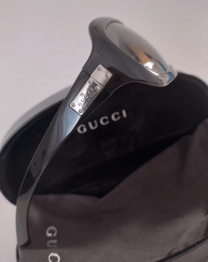 Gucci × Tom Ford × Vintage GUCCI Sunglasses 2518 Wrap Shield Sport Mask Tom Ford Era Size ONE SIZE - 1 Thumbnail