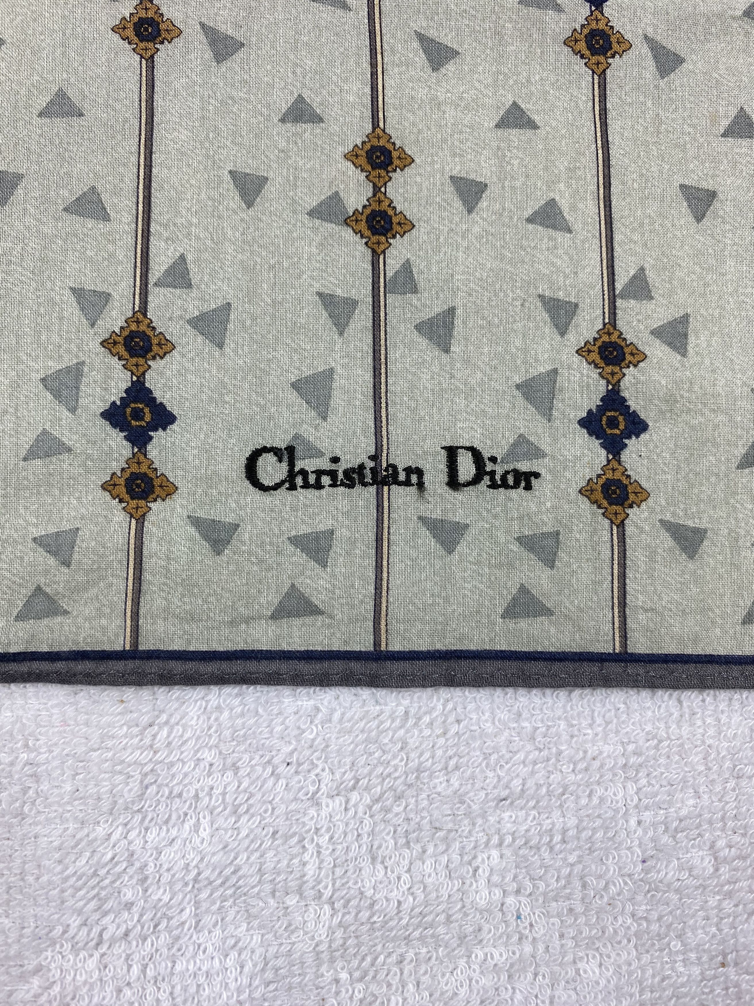 Vintage Christian DIor Handkerchief / Bandana / Neckerchief Size ONE SIZE - 5 Thumbnail