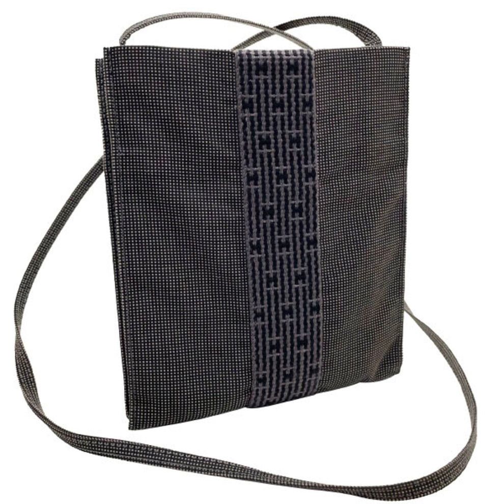 Hermes | Bags | Hermes Herline Gray Canvas Pochette Crossbody Bag
