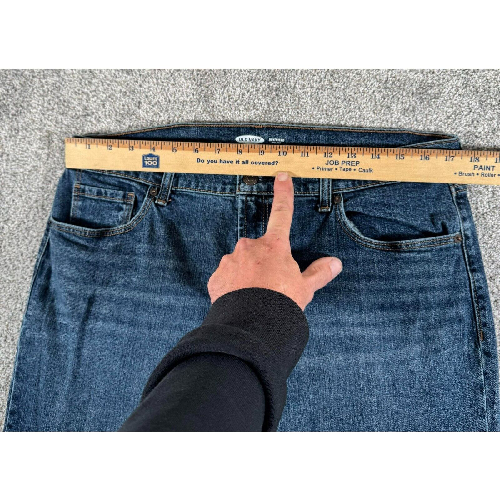 Old Navy Old Navy Boyfriend Jeans Women Size 12 Mid Rise Grunge Y2K Size 34" / US 12 / IT 48 - 3 Thumbnail