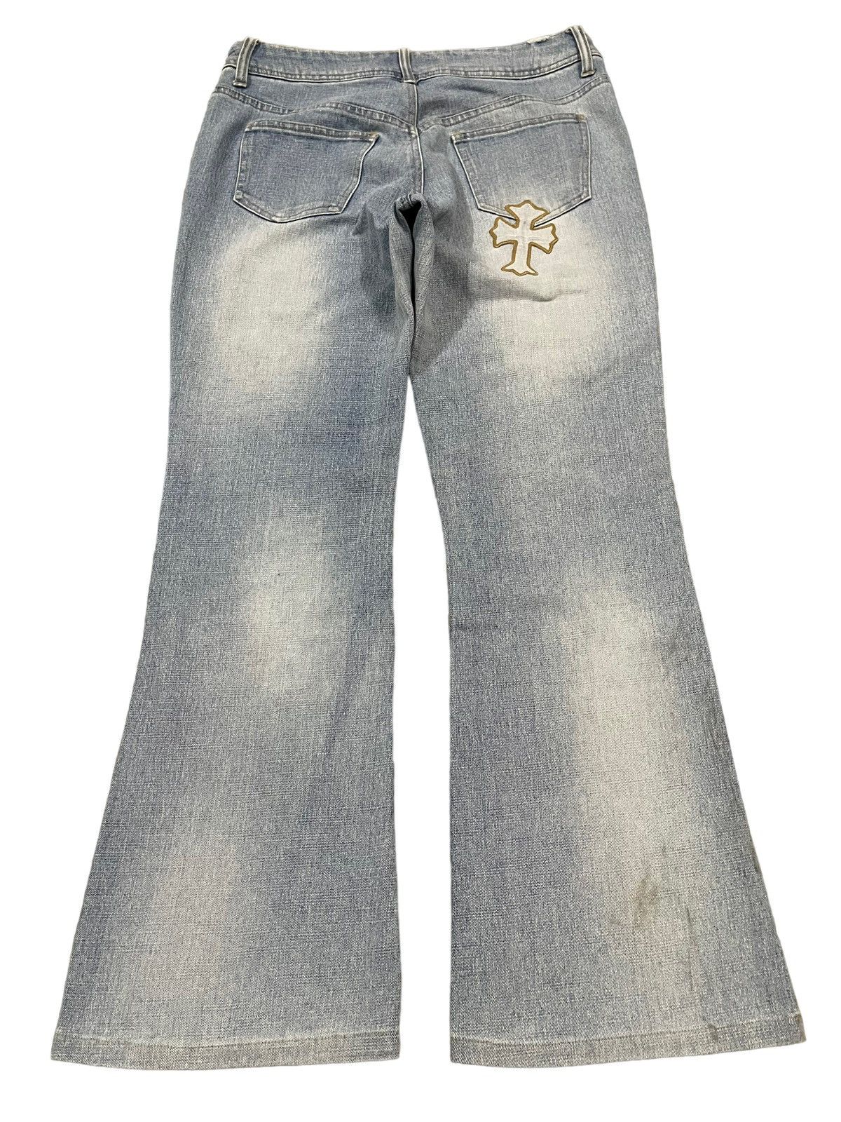 semanticdesign Vintage Japanese Cross Patch Style Chrome Hearts Inspired Size US 29 - 2 Thumbnail