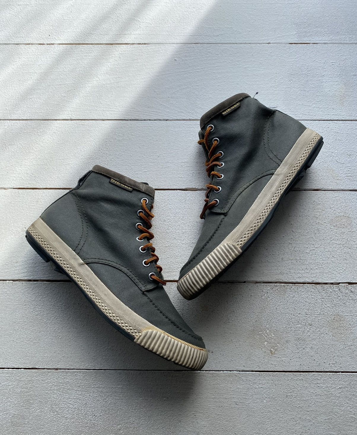 Diesel × Vintage 🔥Diesel Punk Opium Gothic High Boots Sneakers Rare y2k Size US 9 / EU 42 - 1 Thumbnail