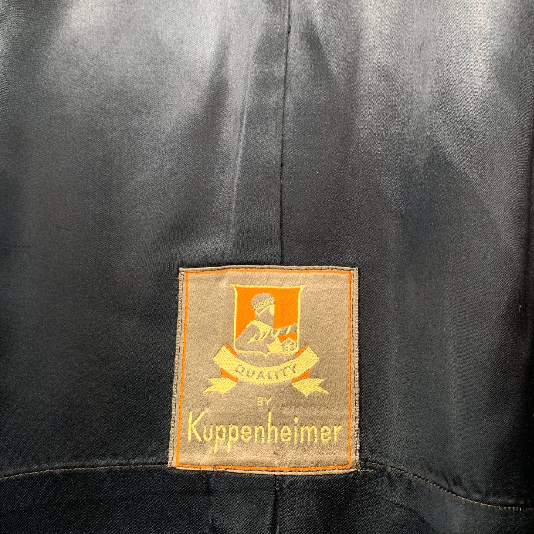 Vintage VINTAGE Kuppenheimer Wool Overcoat 40s 50s Mens 42 Navy Blue Made Union USA Jacket Coat Long Wool Solid Button Winter Fall Women? No gender. Size US XS / EU 42 / 0 - 5 Thumbnail
