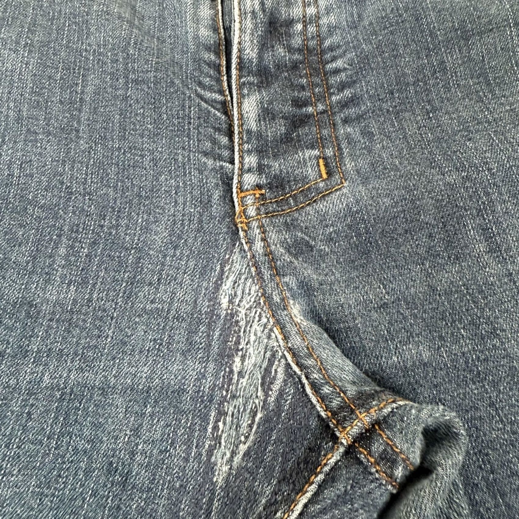 Vintage Triple Aught Design Jeans Mens 34x30 Blue Core Straight Fit Denim Pants Stretch Size US 34 / EU 50 - 5 Thumbnail