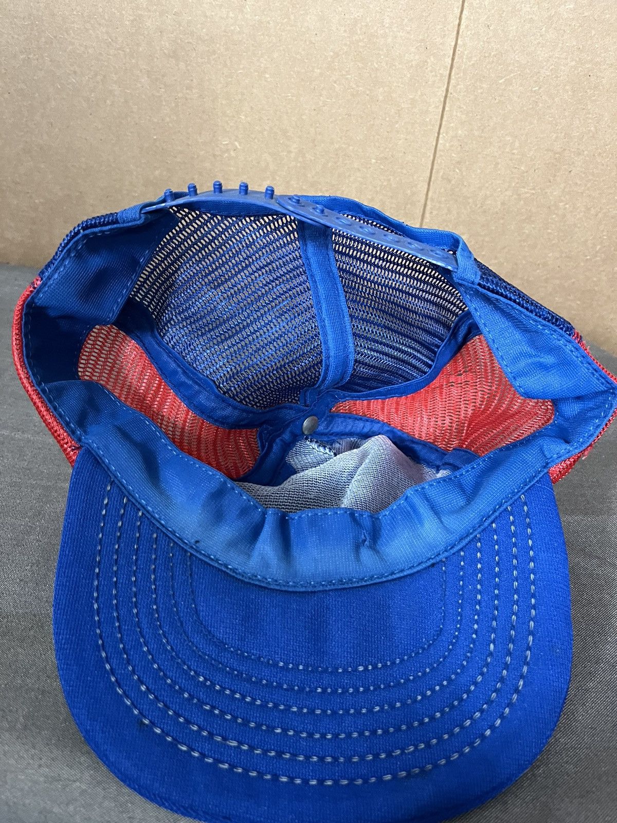 Vintage Vintage 80s El Rio Grande Puff Print Trucker Hat Snapback Size ONE SIZE - 5 Thumbnail