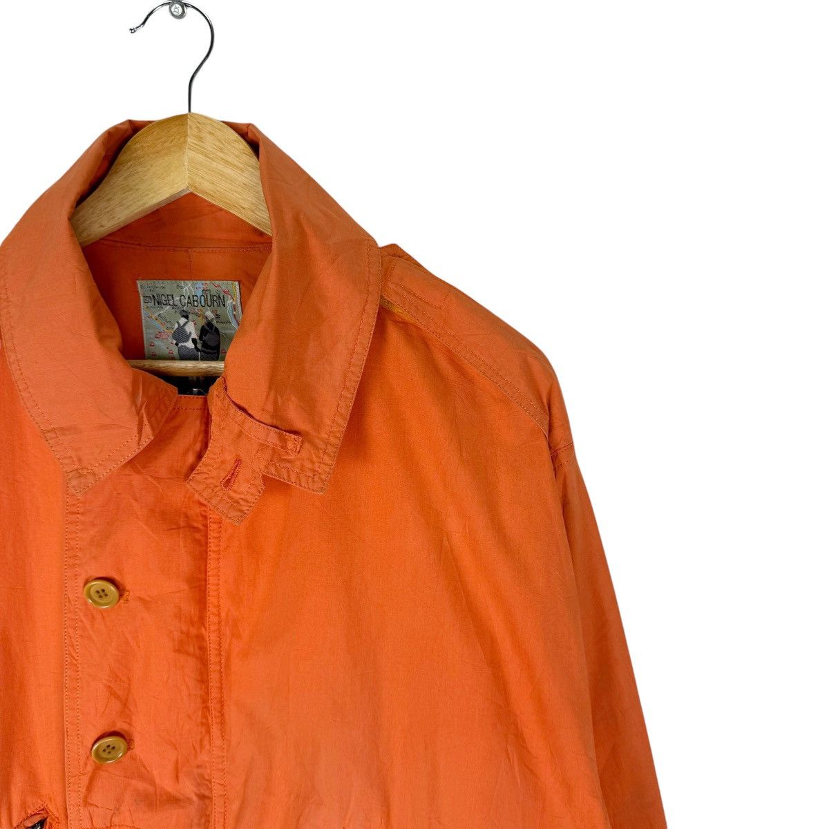 Nigel Cabourn ⚡️NIGEL CABOURN SMOCK ORANGE BOMBER JACKET Size US M / EU 48-50 / 2 - 5 Thumbnail