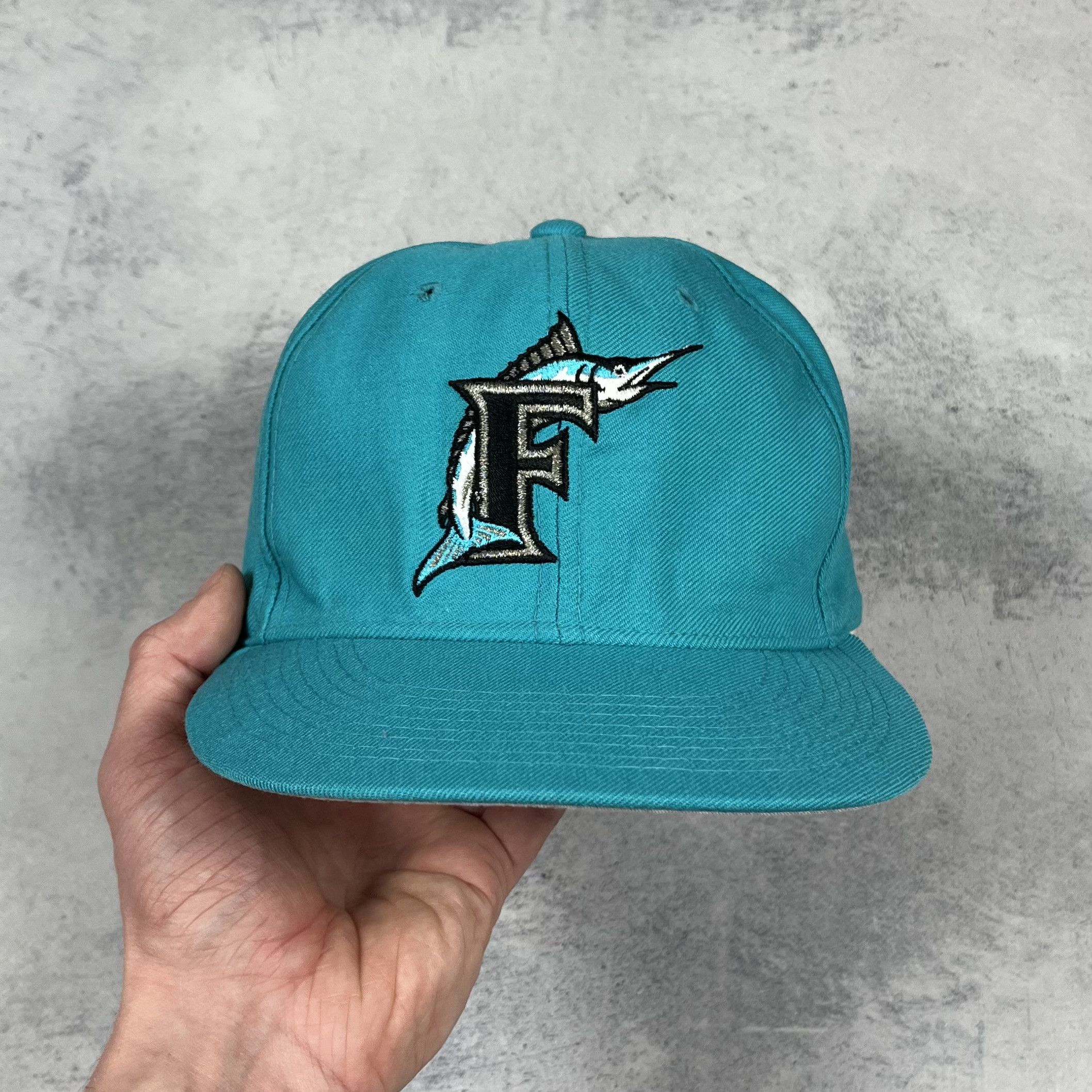 MLB Vintage MLB Florida Marlins Wool Fitted Cap 90’s Size ONE SIZE - 17 Thumbnail