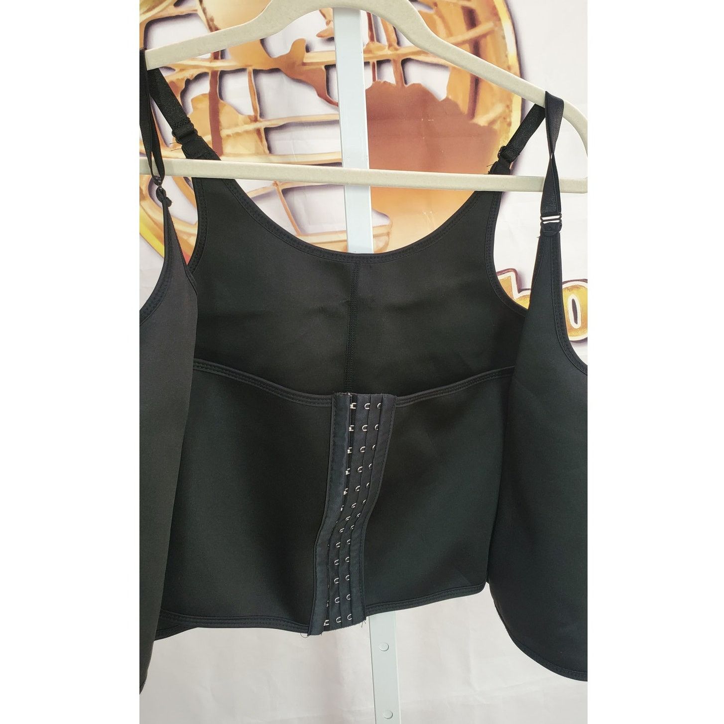 Other Black Neoprene Waist Trainer Vest Medium Size ONE SIZE - 4 Thumbnail