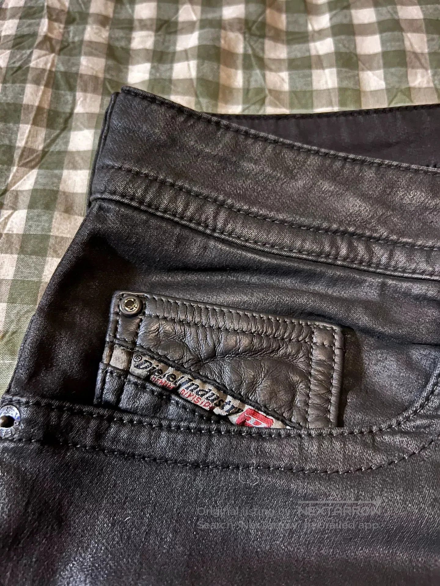 Diesel diesel thavar jogg black coated jeans. Size US 32 / EU 48 - 4 Thumbnail