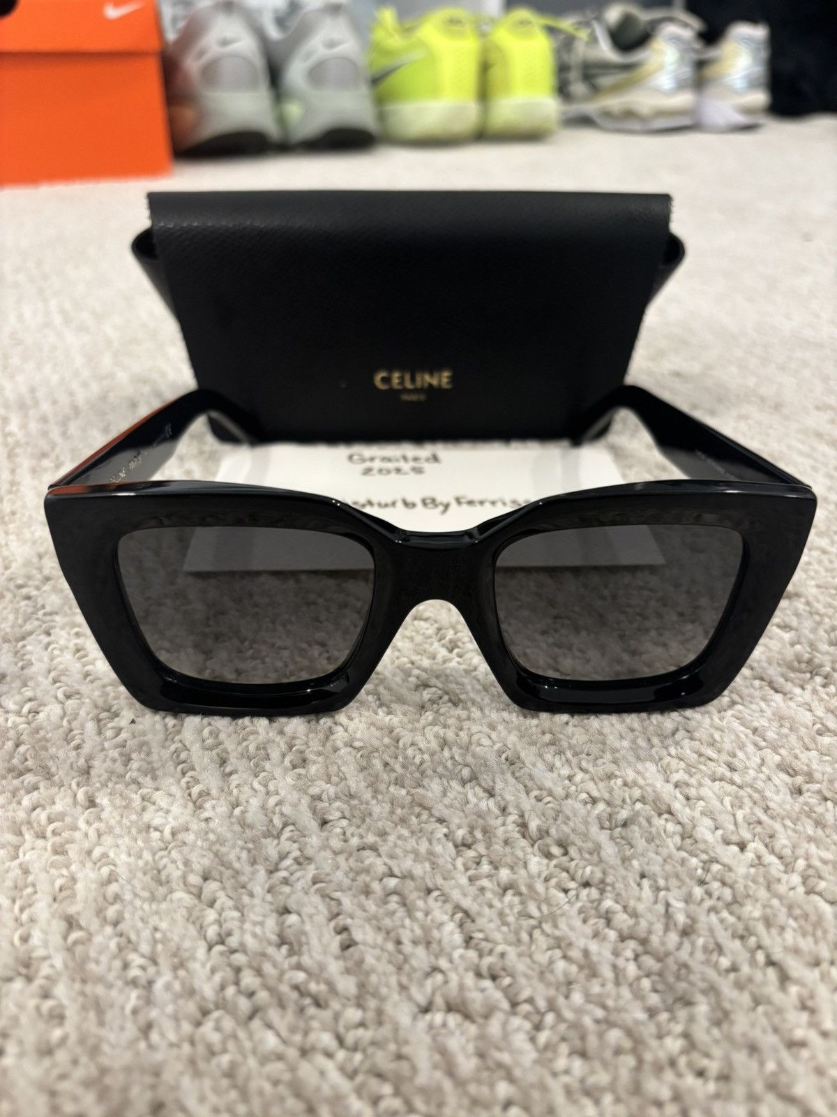 Celine Celine Square Gradient Sunglasses Luxury CL40130I Unisex Size ONE SIZE - 1 Thumbnail