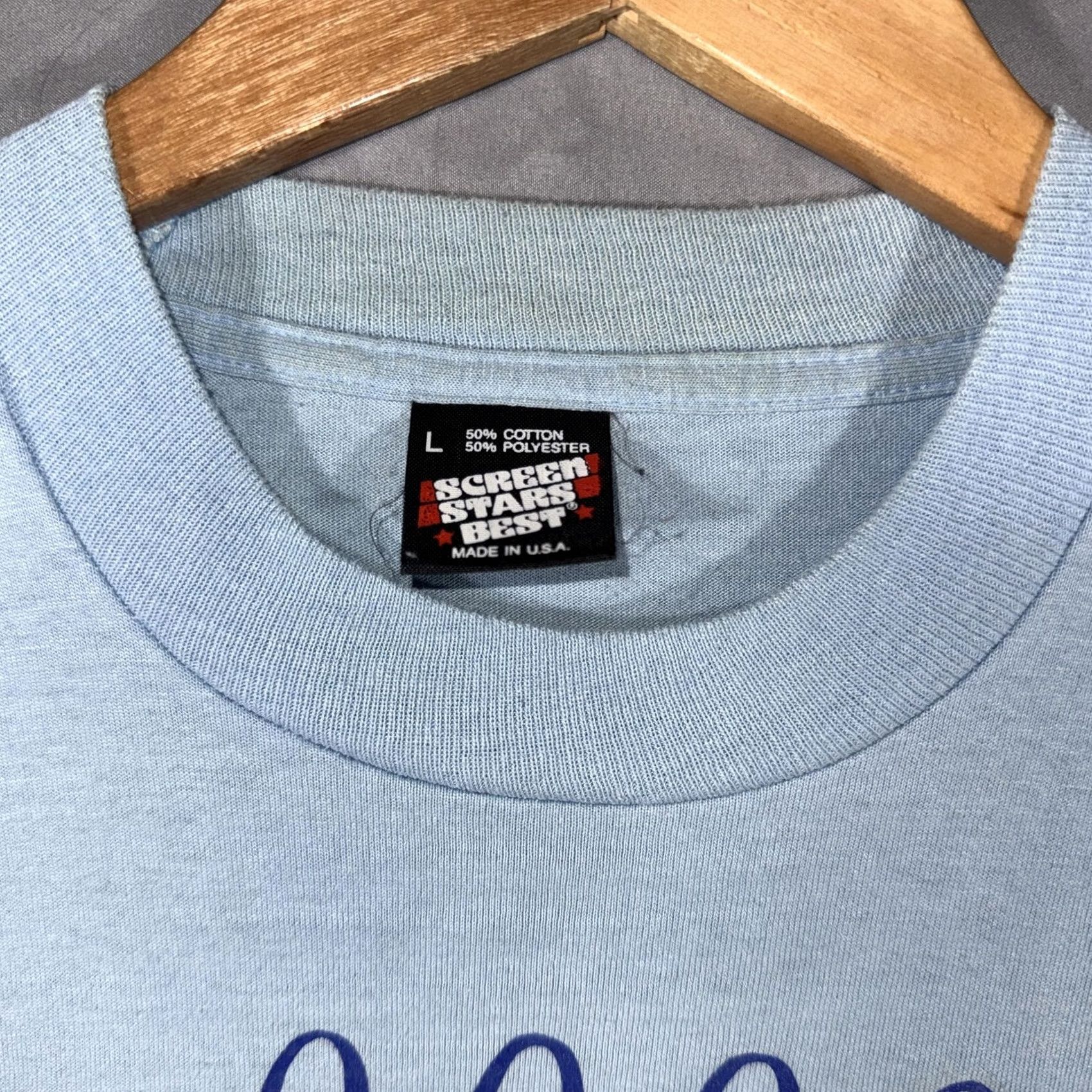 Vintage VINTAGE Piedmont Choirs Shirt Mens Large Blue Music Graphic California 90s Tee Size US L / EU 52-54 / 3 - 3 Thumbnail