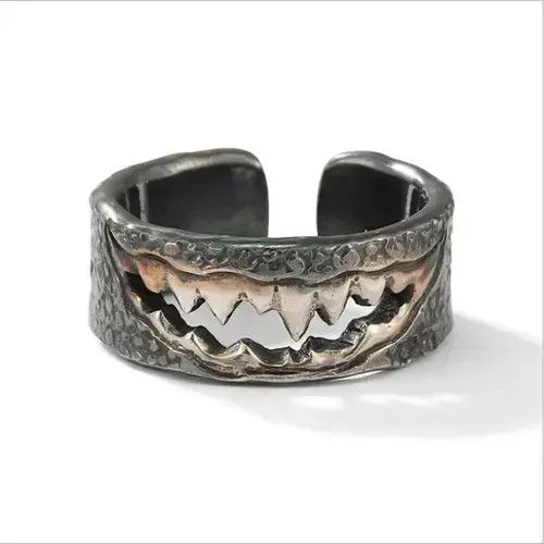 Ring Of Fire Resizeable Monster Teeth Ring Size ONE SIZE - 1 Thumbnail