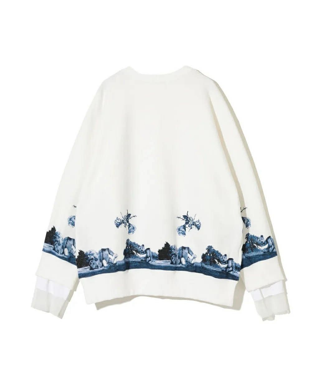 Undercover Undercover - AW/24 Graphic Print Layered Sweatshirt Size XS / US 0-2 / IT 36-38 - 3 Thumbnail