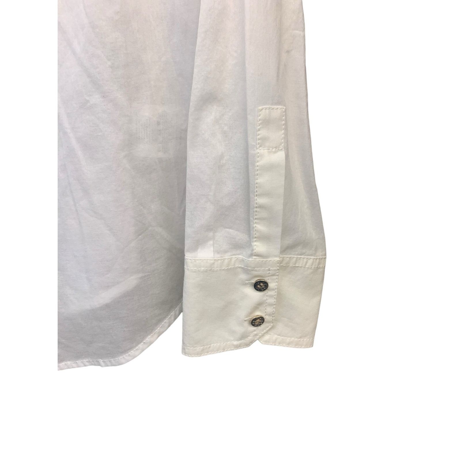 Tory Burch NWT Tory Burch White Button Up Shirt Brigette Shirt sz 10 Size L / US 10 / IT 46 - 10 Thumbnail