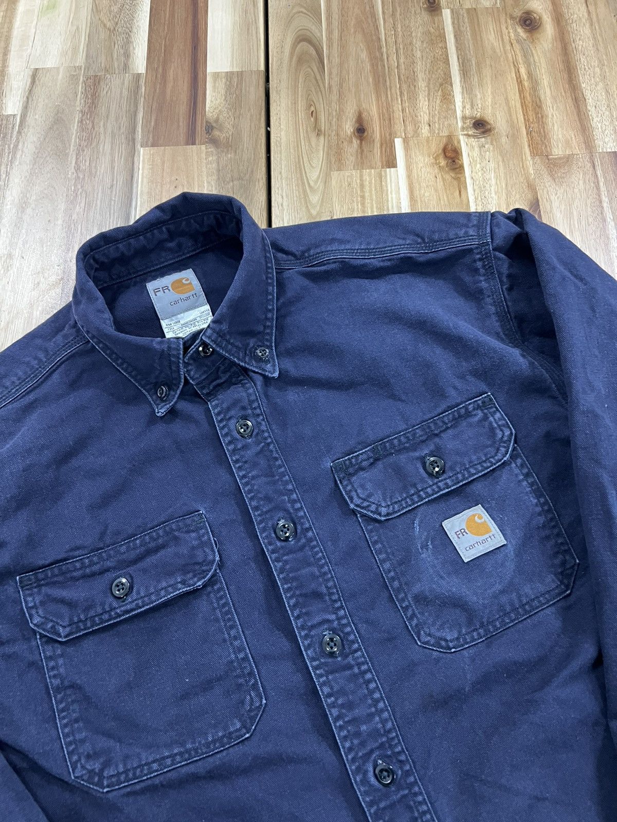 Carhartt Carhartt Long Sleeve WorkShirt Size US L / EU 52-54 / 3 - 2 Thumbnail