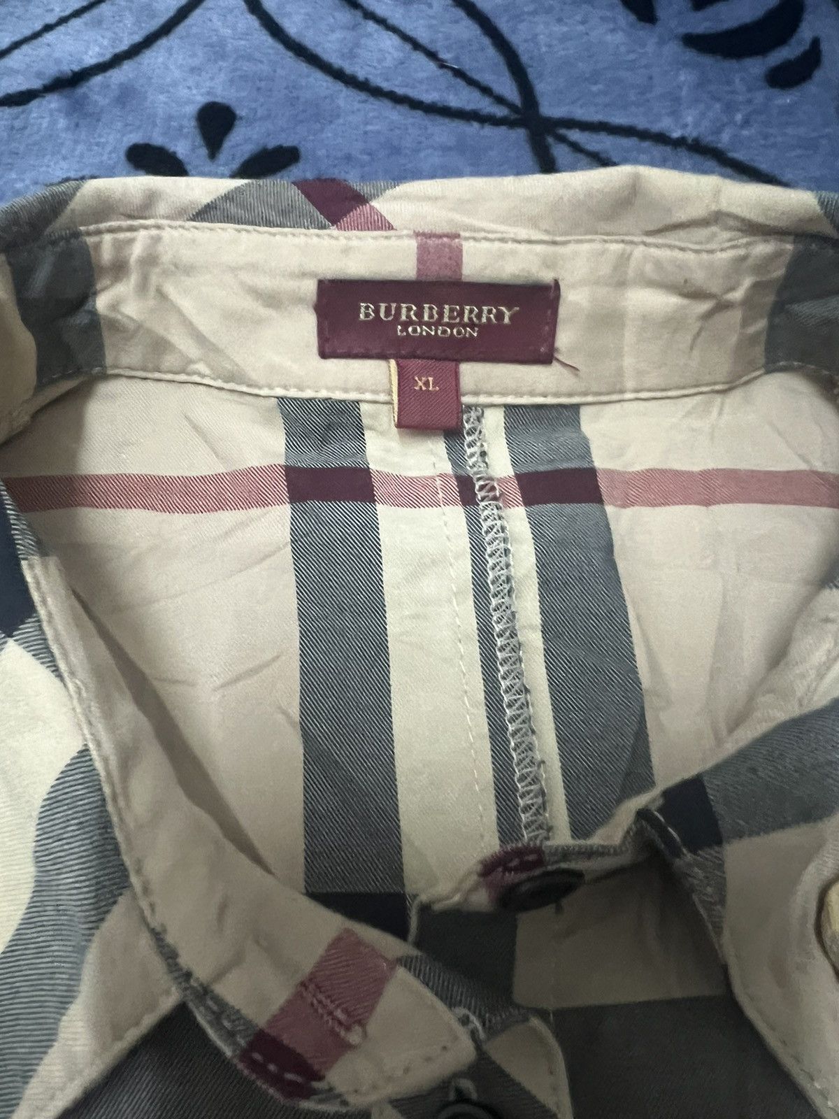 Burberry Burberry Nova Check - vintage 90’s buttons up Size XL / US 12-14 / IT 48-50 - 4 Thumbnail