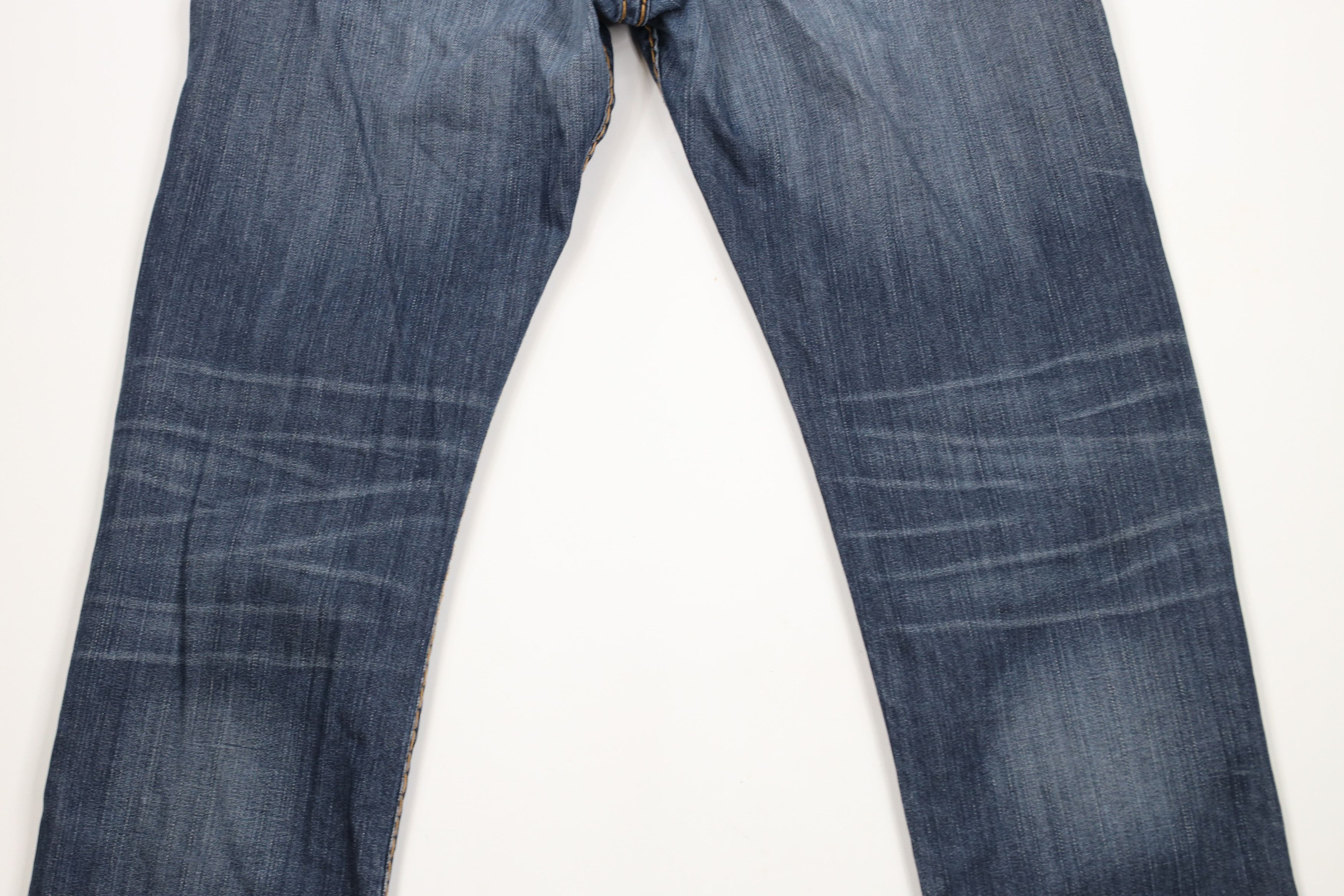 True Religion × Vintage True Religion Relaxed Slim Thick Stitch Denim Jeans USA Blue Size US 36 / EU 52 - 13 Thumbnail