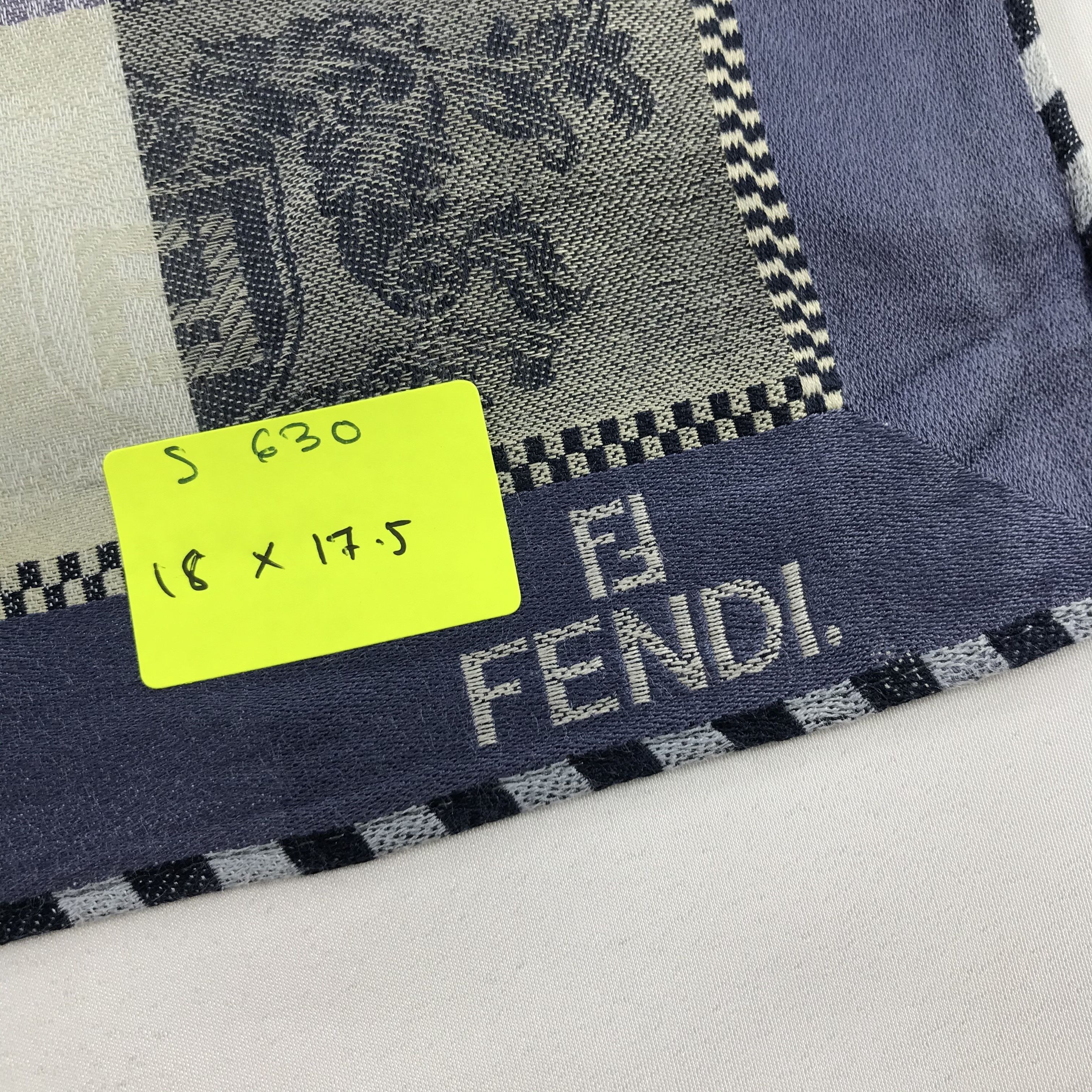 Vintage Vintage Fendi Bandana / Handkerchief / Neckerchief - S630 Size ONE SIZE - 5 Thumbnail