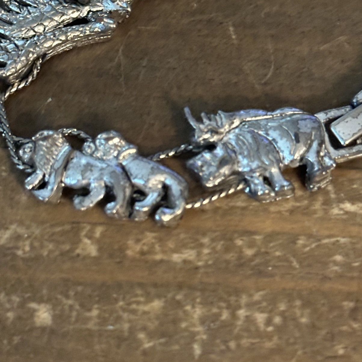 Other Vintage silver tone Noah’s Ark sliding charm bracelet Size ONE SIZE - 6 Thumbnail