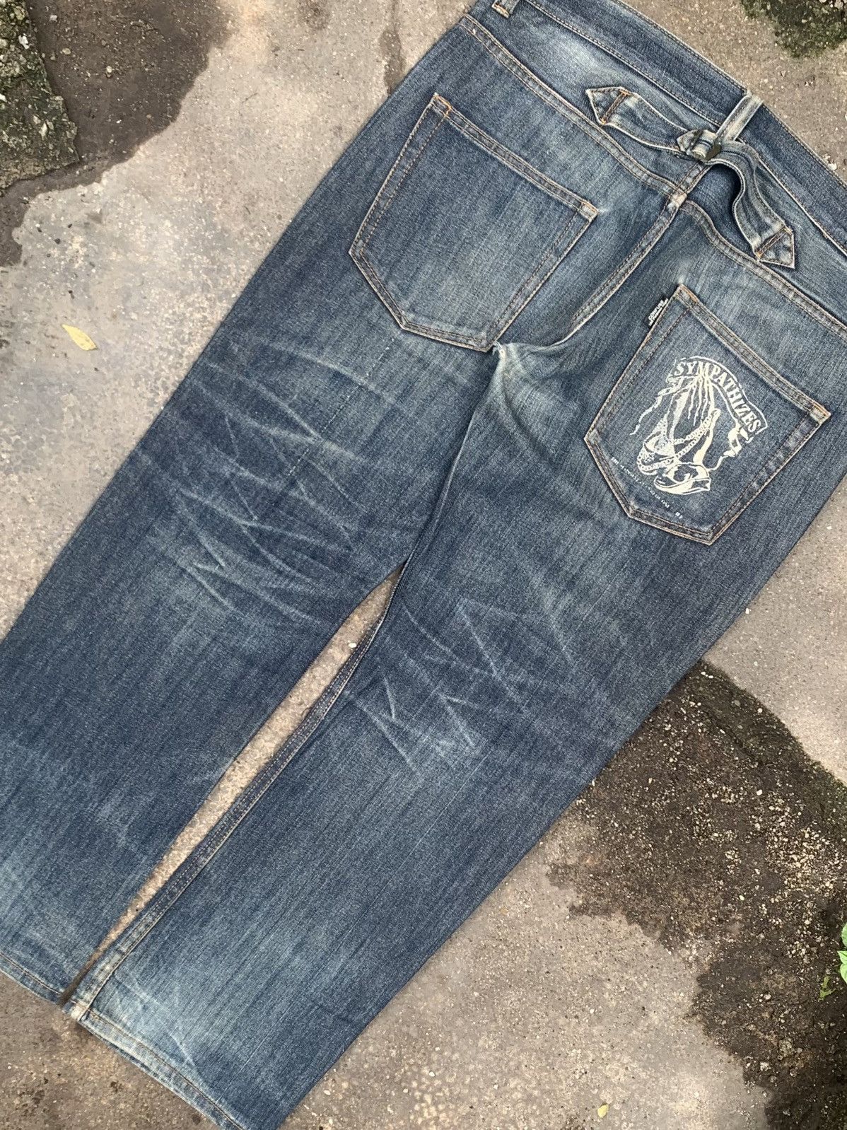Japanese Brand × Vintage Vintage nun pattern jeans Size US 38 / EU 54 - 3 Thumbnail