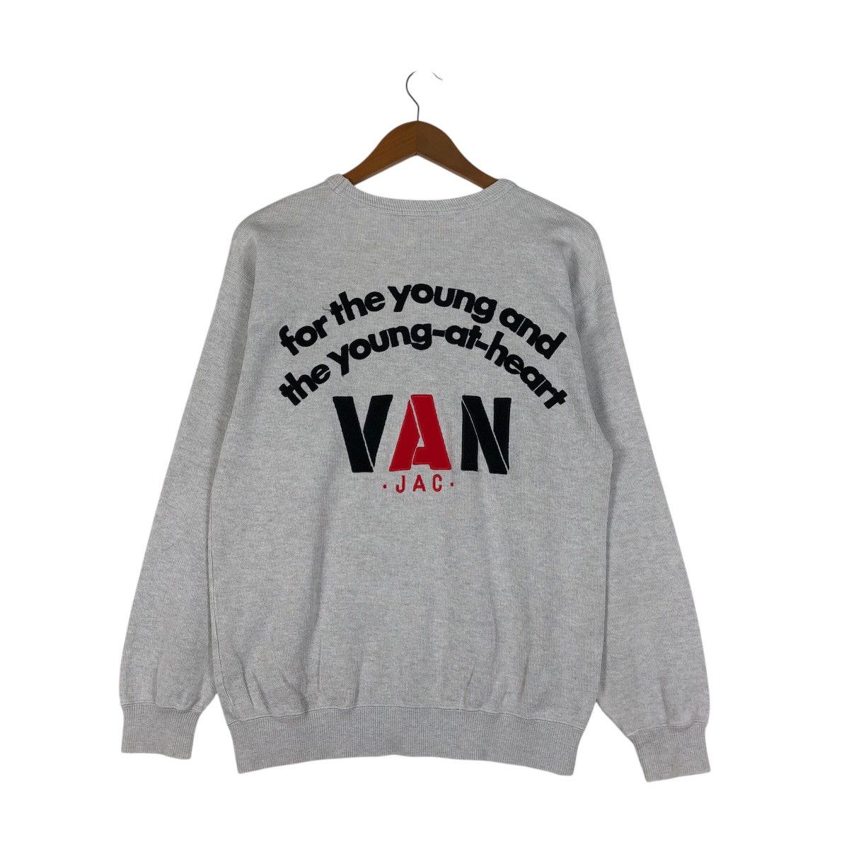 Japanese Brand × Vintage VAN JAC Big Back Embroidery Logo Sweatshirt Size US M / EU 48-50 / 2 - 1 Thumbnail