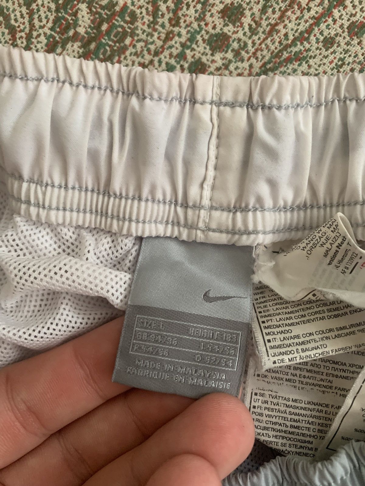 Nike × Vintage Nike drill vintage shorts Size US 40 / EU 56 - 8 Thumbnail