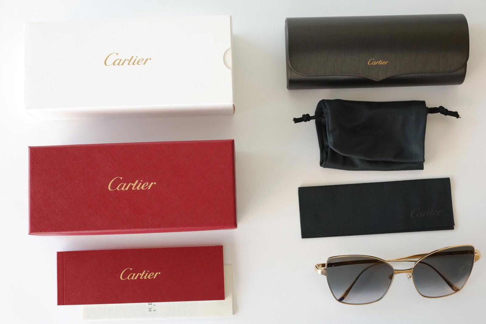 Cartier New Cartier eyewear sunglasses eyeglasses CT0328S 001 gold Size ONE SIZE - 2 Thumbnail